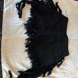 BRAND NEW …Large Booty Shirts (tattered pieces on the side)